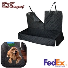 Waterproof Pet Pad Truck Van Car Seat Cover Dog Cat Black Rear Bench Mat US Ship
