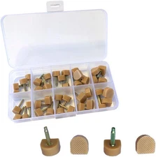 High Heel Tips Replacement Kit, Beige Taps Caps Replacement Repair, U-Shape Dowe