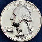1960 Washington Quarter  90% Silver Choice Proof