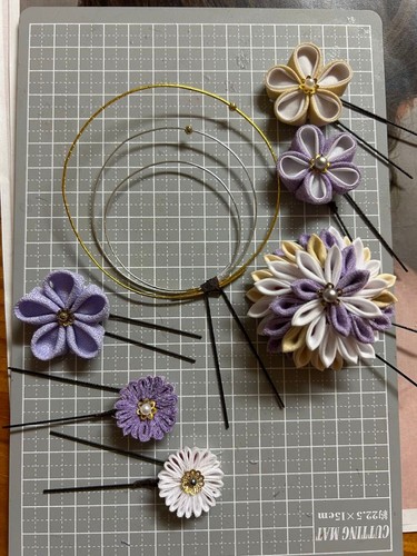 Kanzashi Kimono Graduation ceremony hairpin coming-of-age hair ...