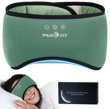 MUSICOZY Sleep Headphones Bluetooth 5.4 Headband, Wireless Sleeping Eye Mask