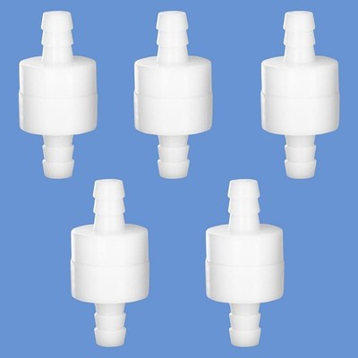 Quickun 3/8'' Barb Hose One Way Inline Check Valve Non Return Ozone 3/8-5PCS 