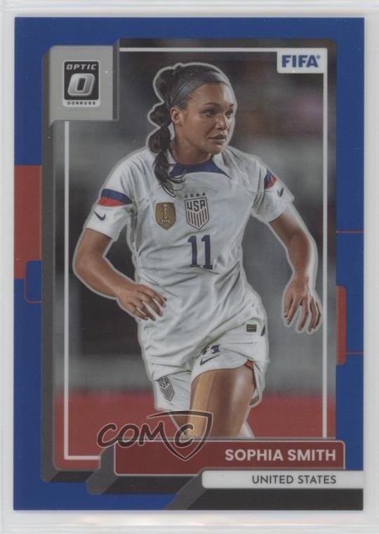 2022-23 Panini Donruss Optic Blue Prizm 99/99 Sophia Wilson Smith #129 2oz
