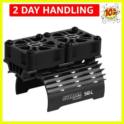 RC Car Motor Cooling Fans Surpass Hobby 30mm Twin Motor Fan with Metal Heatsi...