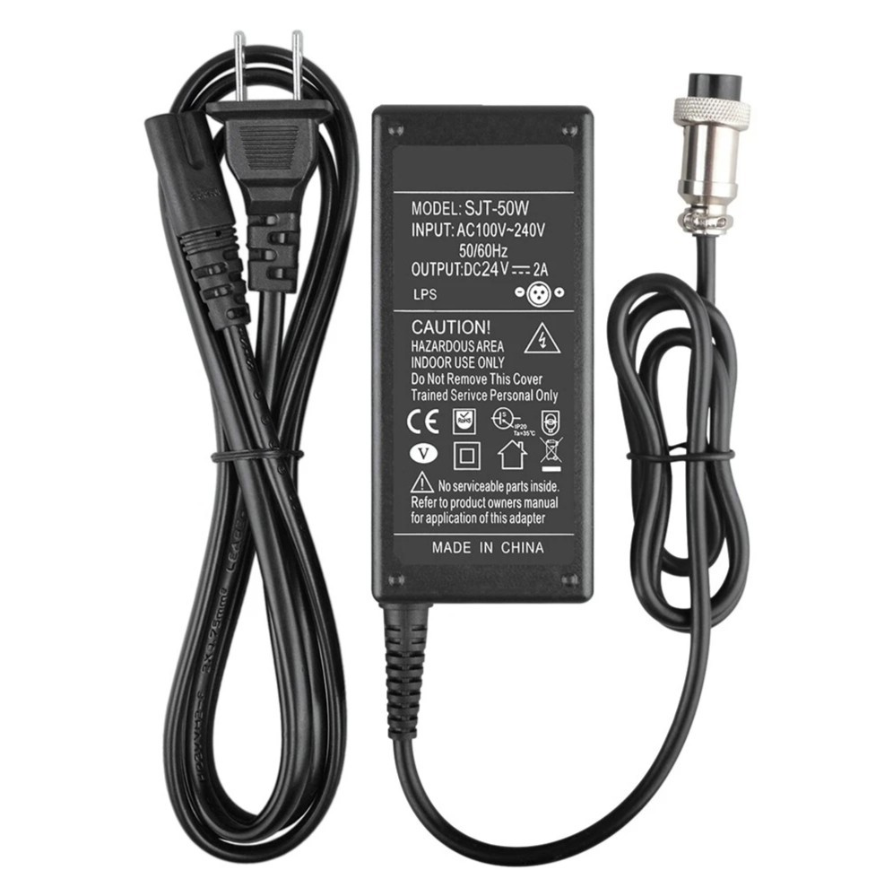 24V 2A AC Adapter For Razor Dirt Quad Electric Scooter Power