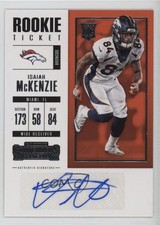2017 Panini Contenders Rookie Ticket Isaiah McKenzie #162 Auto 2u3