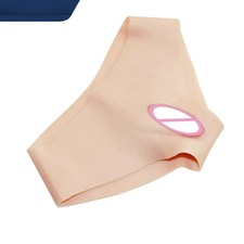 Men Silicone Fake Vagina Underwear Panties Hiding Gaff Realistic forCrossdresser