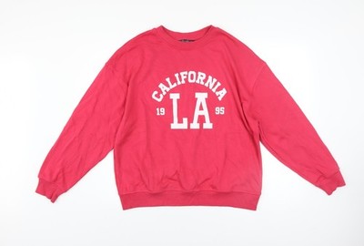 Dunnes Stores Damen Raspberry California LA 1995 Pullover Sweatshirt Medium