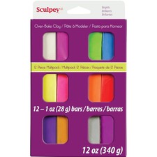 Sculpey III - Multipack Brights 12x1oz