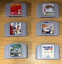 Nintendo 64 N64 Game Bundle Lot Mission Cup Turok Golf Football Cartridge Only