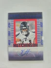 2024 Panini Encore Football Blue Xavier Hutchinson #PI-XHN