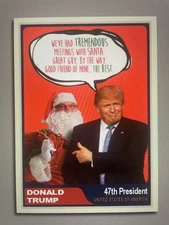 Donald Trump 2025”47“ Custom ACEO Santa, Great Guy