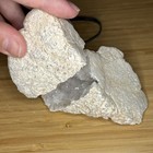 2pc Natural White Quartz Crystal Complete Geode Mineral Specimen Display Piece — photo 2