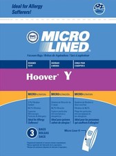 DVC Microlined Vacuum Bags 3pk for Hoover WindTunnel Type Y