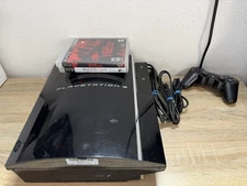 Playstation 3 Fat 60GB PS3 & PS1 Only Backwards Compatible Console Tested 2 Game