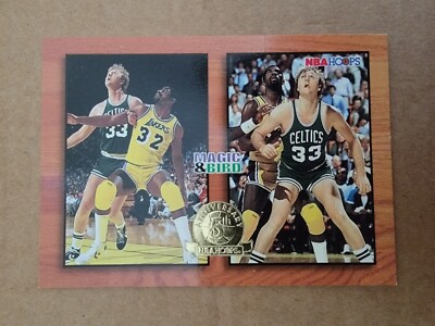 1993-94 NBA Hoops - 5th Anniversary #MB1 Larry Bird Magic Johnson