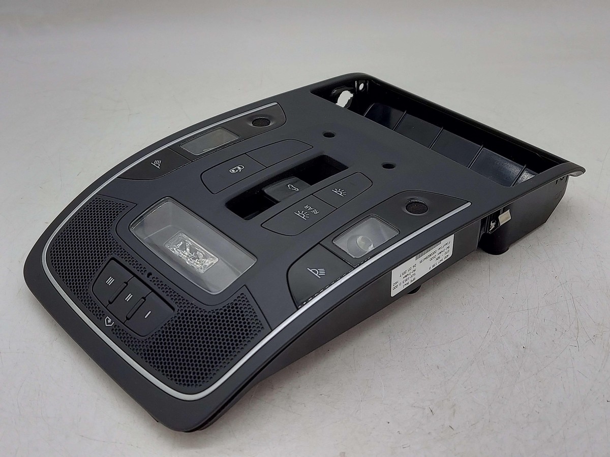 12-18 AUDI A6 C8 ROOF MAP CONSOLE BLACK SUNROOF GARAGE DOOR OPENER