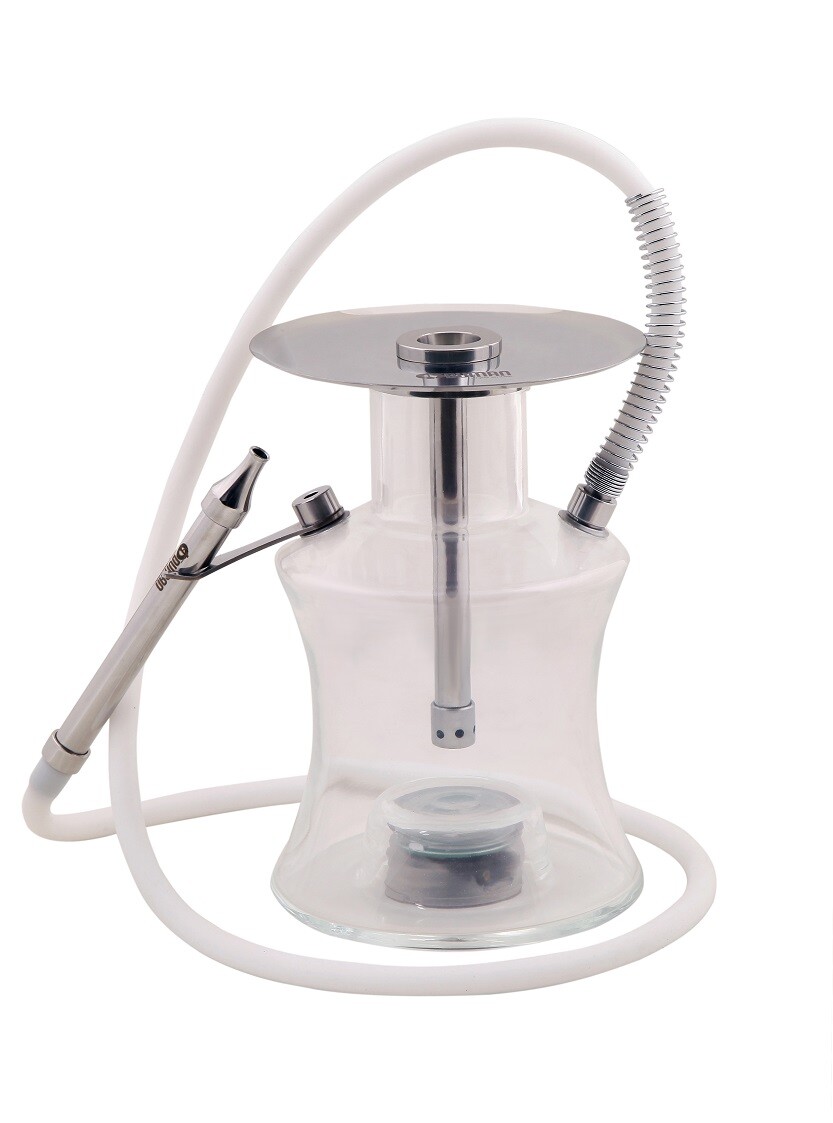 ODUMAN N2 TRAVEL Stainless Steel Shisha Hookah, Bowl Ignis Tong
