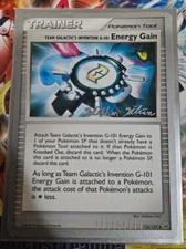 Team Galactic's Invention G-101 Energy Gain 116/127 Platinum 2009 Trainer