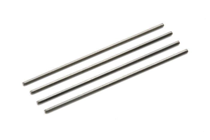 Tamiya 15417 1/32 Mini 4WD 72mm Reinforced Shaft (Black,4pcs) Set