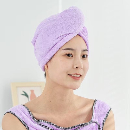 Microfiber Magic Hair Turban Towel Bath Wrap Quick Fast Drying Hair Cap Dryer UK - Picture 31 of 34