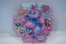 Scrunchmiez Shimmer Series Purple Pink Kitten Hair Scrunchy Backpack Clip NEW