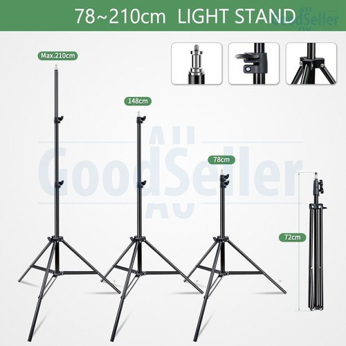 Studio Octagonal Dimmable LED Softbox Lighting Stand Photography Soft Box Kit - Picture 12 of 13