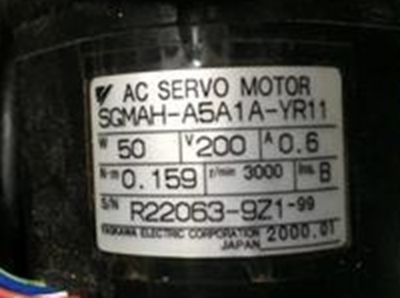Servomoteurs YASKAWA SGMAH-A5A1A-YR11 Neufs En Boîte - Pour Automatisme, Robotique