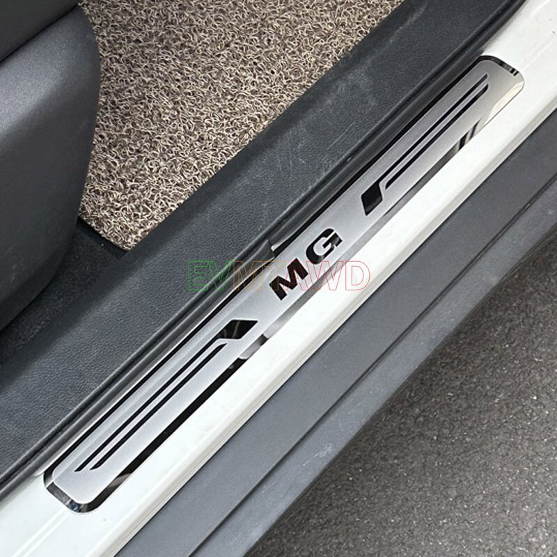 For MG 4 5 HS ZS EV 2025 Thin Stainless Car Door Sill Kick Plate ...