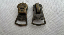 One Antique Brass #8 Talon Heavy Duty Large Bell Tab Slider for metal zippers