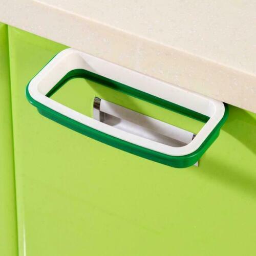 HangableTrash Bag Holder Kitchen Door Garbage Bag Rack Hanging Storage Rack