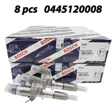 8x Bosch Fuel Injectors Fits For 2001 2002 2003 2004 6.6l Duramax Lb7 0445120008