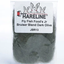 Hareline Fly Fish Food's Jr. Bruiser Blend - Dark Olive