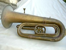 ANTIQUE BASS TUBE - . STAB. ART.MUSIC. A.GARDELLI - BARI - EARLY '900