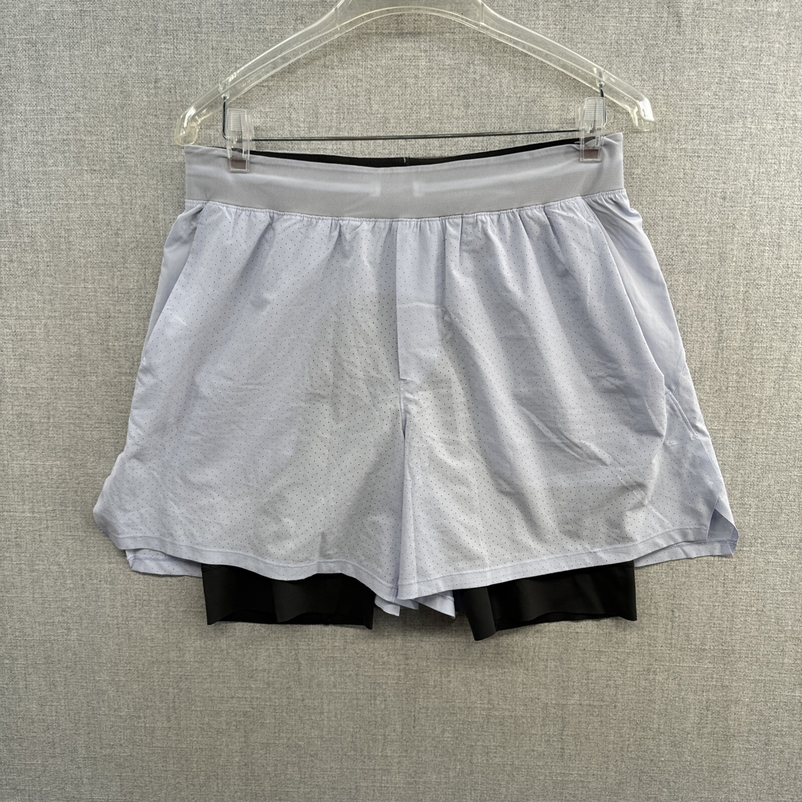 Lululemon Vented Tennis Shorts 6" Mens Medium Blue Li… Gem