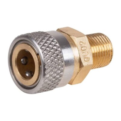 Raccord Rapide (Quick-Disconnect) Femelle Foster Vers Mâle 1/8" BSPP - Pression 5000 PSI (Pour PCP/air Comprimé) - Neuf