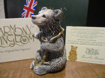 Harmony Kingdom Trouble Bruin V1 Grizzley Bear Black Color Var LE 200 SGN RARE