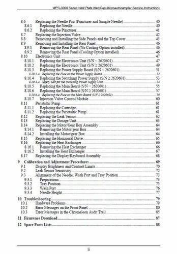  Dionex  UltiMate 3000 Nan/Cap Well Plate Microautosampler Service Instructions - Afbeelding 3 van 6
