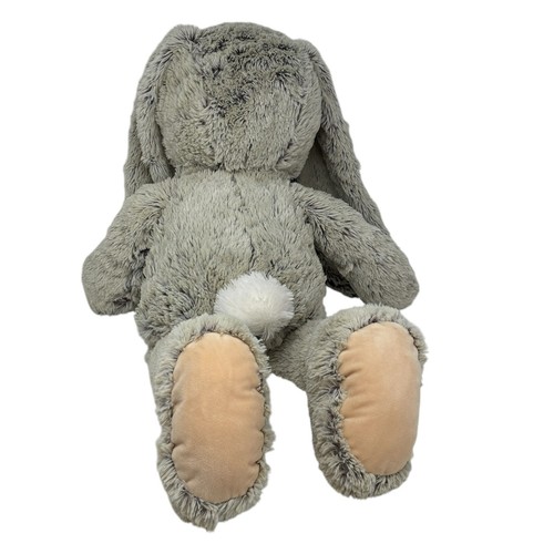 HISTOIRE d'OURS Frosted Bunny Rabbit 26" Plush Lapin Gray Paris France - Picture 5 of 6