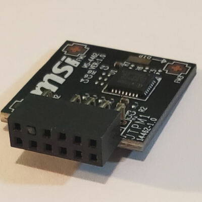 MSI TPM2SPI (MS-4462) TPM2.0 (12Pin, 1 Closed) TPM Module
