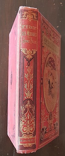 LES MEMOIRES D'UNE JEUNE FILLE de Marie Vincent. Edition originale 1889 - Imagen 2 de 7