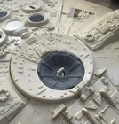 Vintage 1979 Star Wars Millennium Falcon Gun Turret Window Glass Part Repro