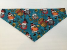 Thanksgiving Gnome Large Over the Collar Dog Bandana Pet Fashion Accessory