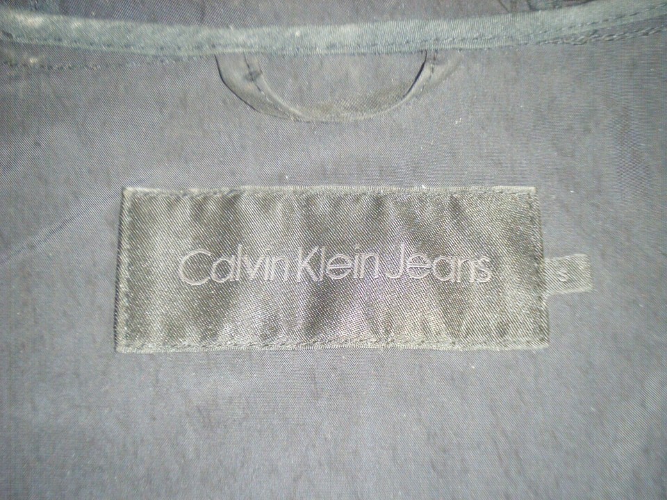 TOP Übergangs Wetter jacke Calvin Klein Jeans Gr. S schwarz mit