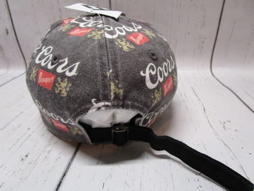 Coors Banquet All Over Print Logo Adjustable Hat Cap - H3 Pre-Production - NEW - Picture 3 of 5
