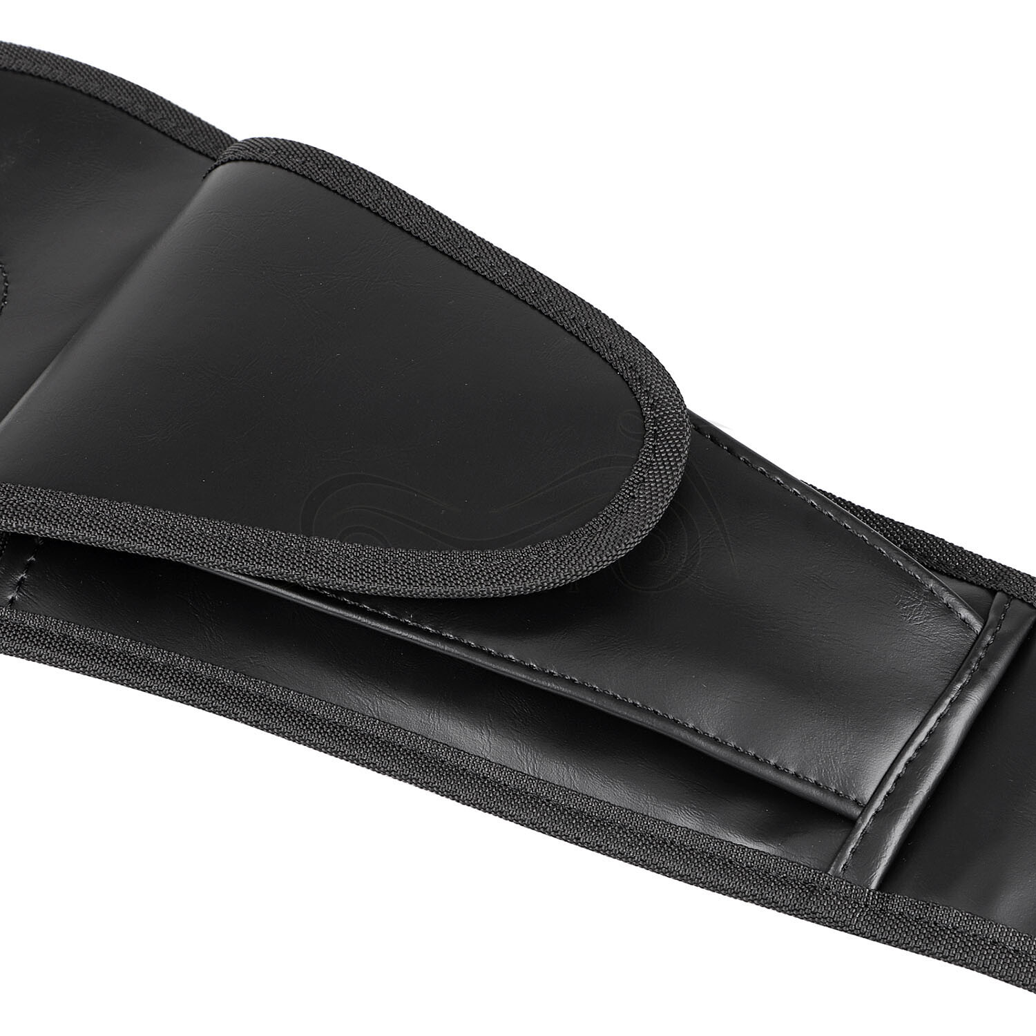 PU Leather Fuel Tank Bib Cover w/ Pouch For Harley Sportster 883 Police XL883P