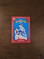 Brady Singer - 2021 Panini Diamond Kings - #DDK-KR - Debut Red Framed RC- KC