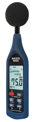 Reed Instruments R8080 Sound Level Meter w/ IEC 61672-1 Class 2 Standards