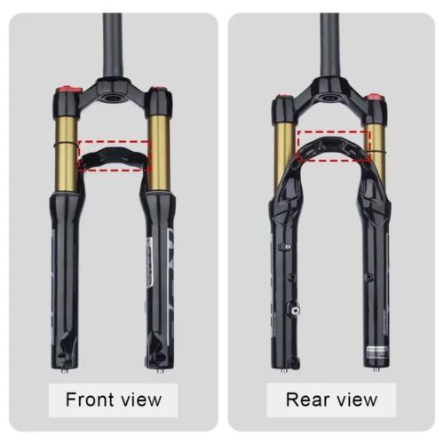 Air Suspension 24/20 Inch Fork Qr/Thru Axle Shock Absorber Bicycle Front Forks - Picture 2 of 25