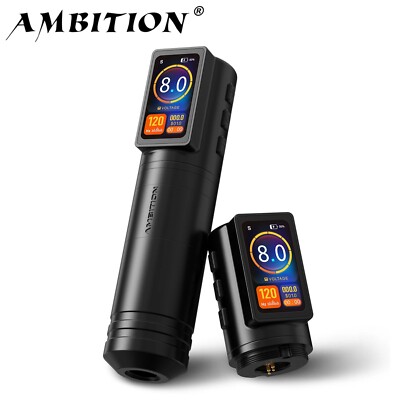 Ambition Ninja Max Stroke 4,0 + 3,5 mm professionelle kabellose Tattoomaschine Coreles